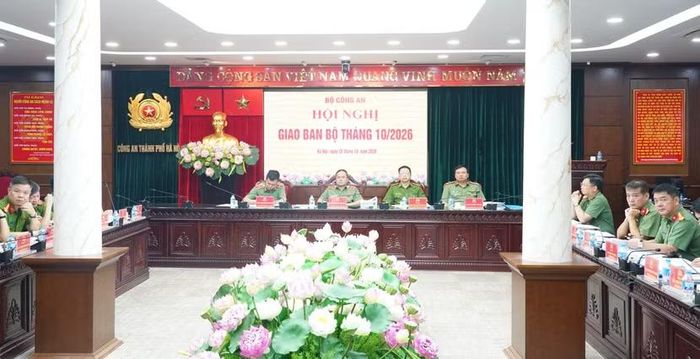Hình ảnh Hội nghị tại điểm cầu CATP Hà Nội