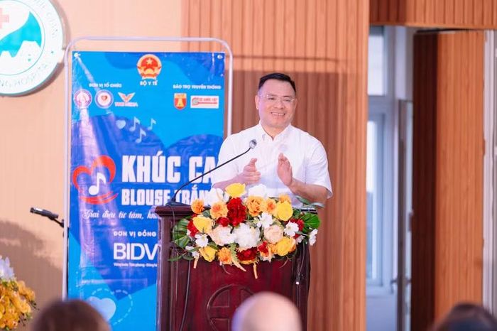 BS. CKII. Đoàn Văn Phúc – Phó Giám đốc Bệnh viện phát biểu tại chương trình