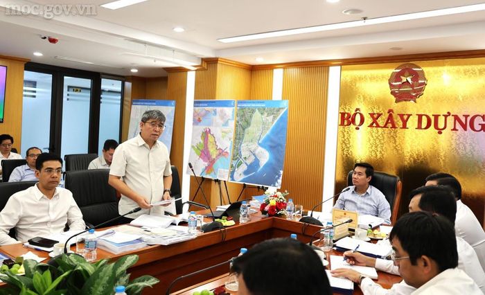 Bộ xây dựng thẩm định Đồ án Quy hoạch Khu kinh tế Ninh Cơ (Ninh Bình). Ảnh: Cổng thông tin điện tử Bộ Xây dựng.