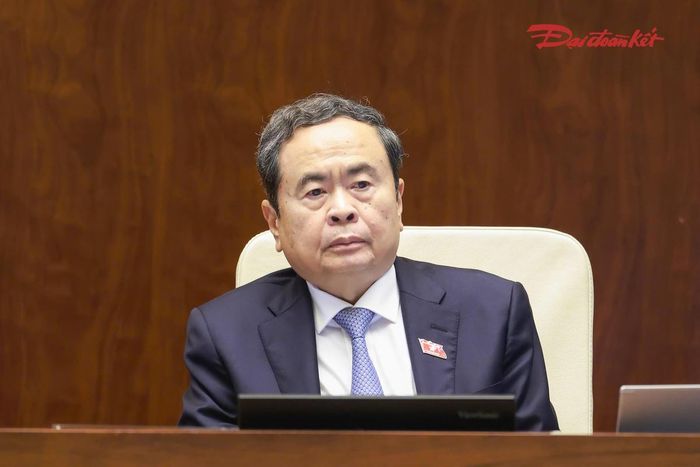 Chủ tịch Quốc hội Trần Thanh Mẫn chủ trì phiên thảo luận. Ảnh: Quang Vinh