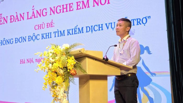Ông Nguyễn Ngọc Anh, chuyên gia bảo vệ trẻ em của UNICEF tại Việt Nam. Ảnh: PV