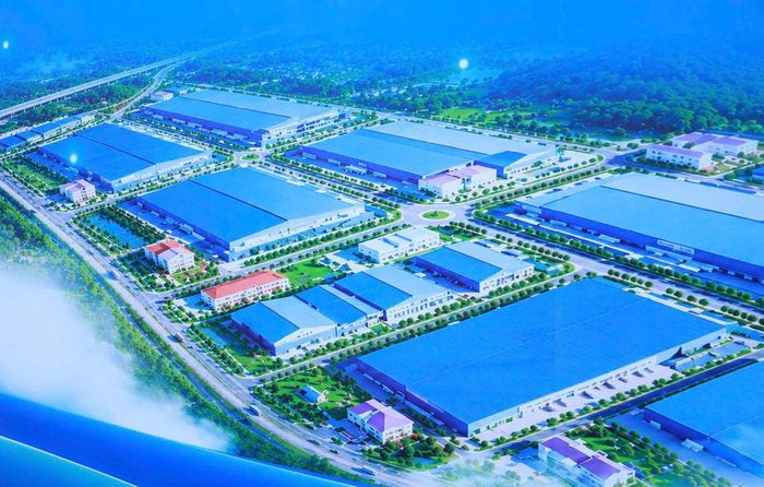 Phối cảnh KCN Tây Phổ Yên. Ảnh: TNGOP.