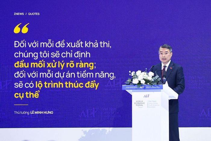 Thủ tướng khẳng định Chính phủ luôn trân trọng những ý kiến tâm huyết của cộng đồng doanh nghiệp trong và ngoài nước. Đối với mỗi đề xuất khả thi, Chính phủ sẽ chỉ định đầu mối xử lý rõ ràng; đối với mỗi dự án tiềm năng, sẽ có lộ trình thúc đẩy cụ thể; đối với mỗi vướng mắc chính đáng, sẽ xác định rõ cơ quan, cá nhân chịu trách nhiệm xem xét, giải quyết kịp thời.
