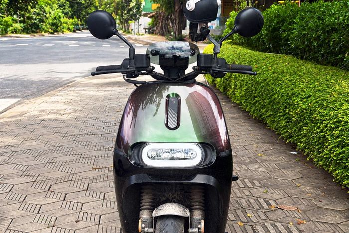 Những chiếc Gogoro SuperSport được xuất hiện tại TP.HCM khi đang chạy thử nghiệm. Ảnh: Đan Thanh.