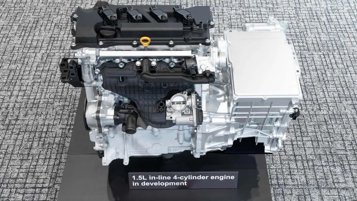  Động cơ 1.5L 4 xy-lanh của Toyota. Ảnh: Motor1. 