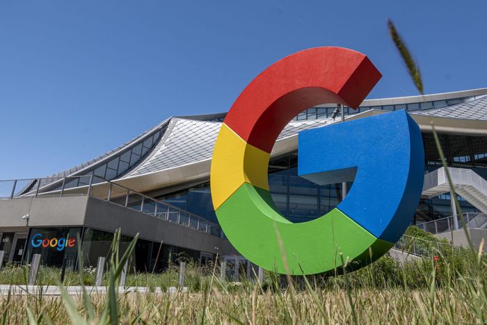 Khuôn viên của Google tại Mountain View (bang California, Mỹ). Ảnh: David Paul Morris/Bloomberg.