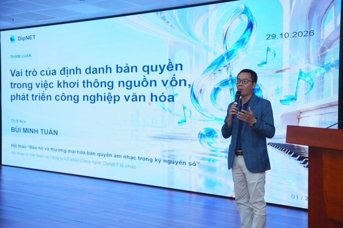 Ông Bùi Minh Tuấn, Chủ tịch Hội đồng quản trị DipNET chia sẻ tại sự kiện