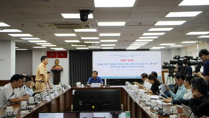 Đại diện Công an TP.HCM thông tin về tình hình giao thông
