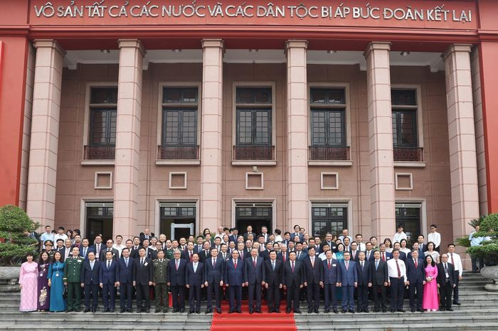 Tổng Bí thư, Chủ tịch nước Tô Lâm và các đại biểu dự Lễ kỷ niệm. Ảnh: Thống Nhất – TTXVN