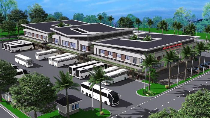 Phối cảnh 3D Bến xe khách Tuyên Quang. (Ảnh: Chủ đầu tư)