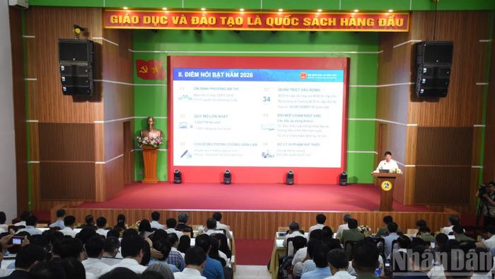 Toàn cảnh hội nghị. (Ảnh: ANH ĐÀO)