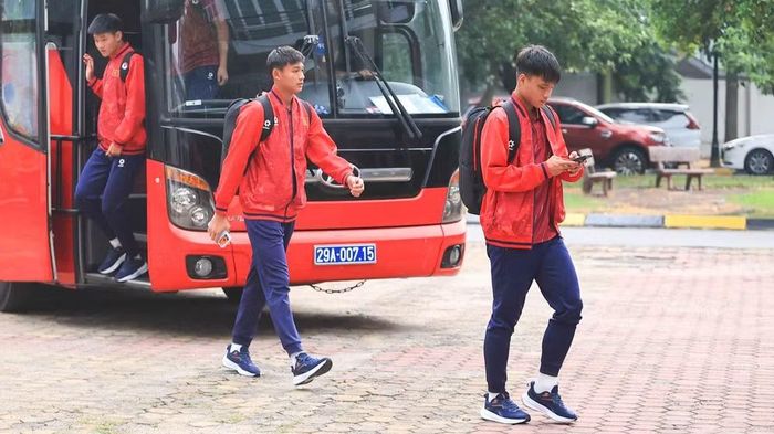 Các tuyển thủ U17 Việt Nam hoàn thành mục tiêu tại chuyến tập huấn Hàn Quốc. (Ảnh: VFF)