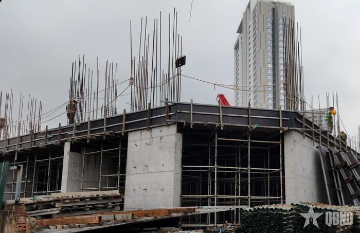 Một dự án nhà ở xã hội đang được triển khai tại phường Thanh Miếu, tỉnh Phú Thọ.