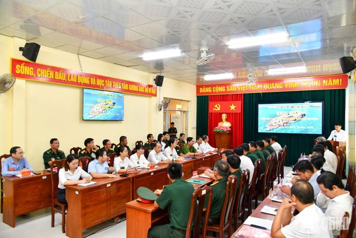 Quang cảnh buổi khai mạc diễn tập chiến đấu phòng thủ đặc khu Thổ Châu năm 2026. 