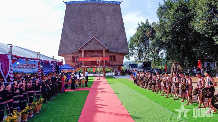 Quang cảnh Nhà rông văn hóa xã Ia Tôr (tỉnh Gia Lai).
