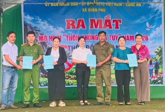 Mô hình "Thôn không ma túy" thôn Đồng Tràm ra mắt.