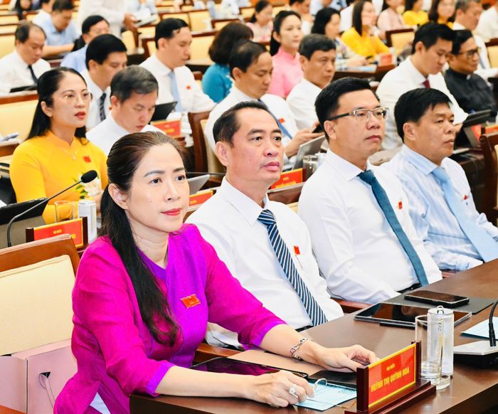  Các đại biểu tham dự kỳ họp. Ảnh: VIỆT DŨNG 