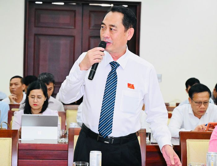 ĐB Nguyễn Hoàn Vũ, Tổng Giám đốc Tập đoàn Becamex. Ảnh: VIỆT DŨNG