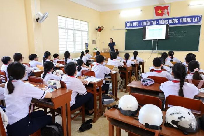Một tiết dạy tại Trường THCS - THPT Bạc Liêu.