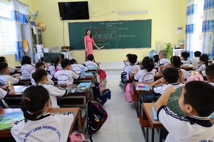 Trường Tiểu học Phùng Ngọc Liêm ổn định nền nếp sau sáp nhập.