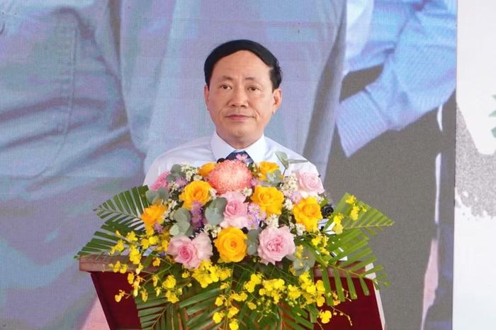 Chủ tịch UBND tỉnh Gia Lai Phạm Anh Tuấn phát biểu tại buổi lễ.