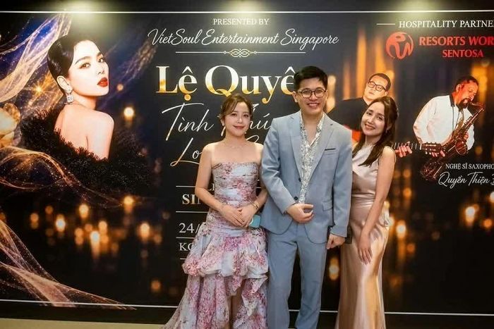 Ban tổ chức đêm nhạc “Lệ Quyên - Tình khúc” tại Singapore. (Nguồn: BTC)