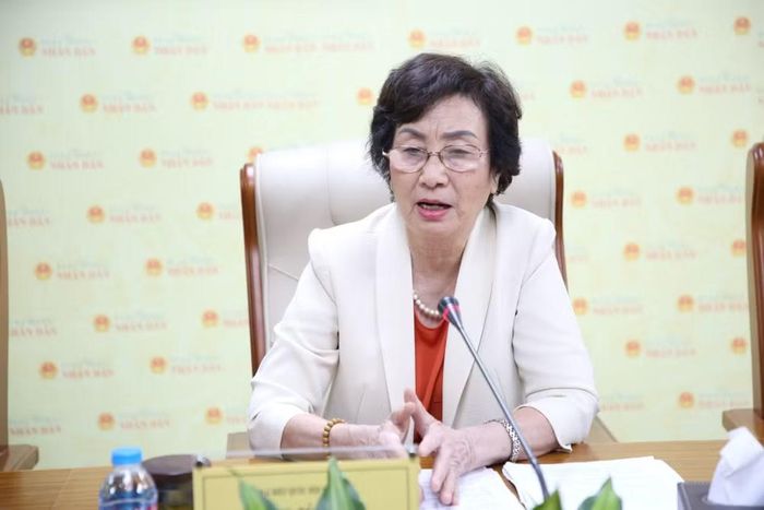 PGS. TS Bùi Thị An – Đại biểu Quốc hội khóa XIII. Nguồn: Duy Thông.