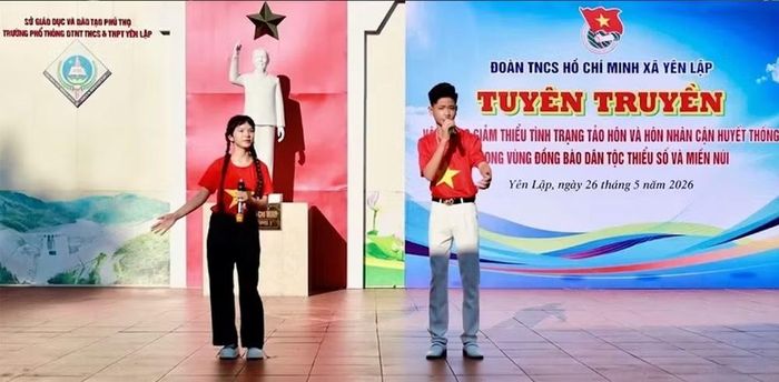 Đoàn xã Yên Lập, tỉnh Phú Thọ chung tay hành động, góp phần tạo chuyển biến về nhận thức, hành vi của thanh niên, vị thành niên trong thực hiện Luật Hôn nhân và Gia đình.