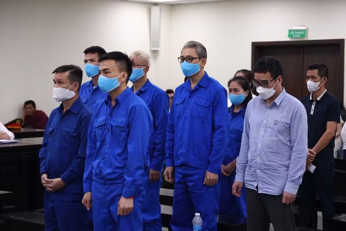 Các bị cáo trong vụ án. Ảnh: Hoàng Huy