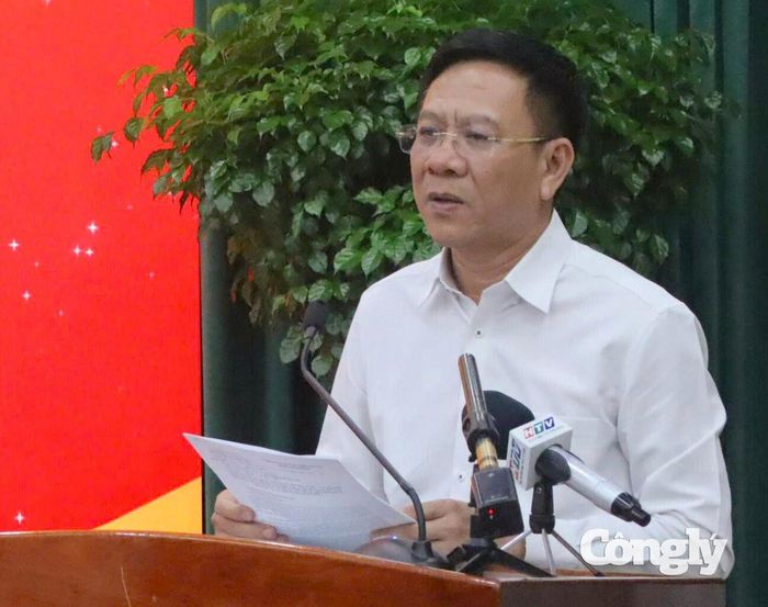 Phó Giám đốc Sở Văn hóa & Thể thao TP.HCM Nguyễn Ngọc Hồi phát biểu.
