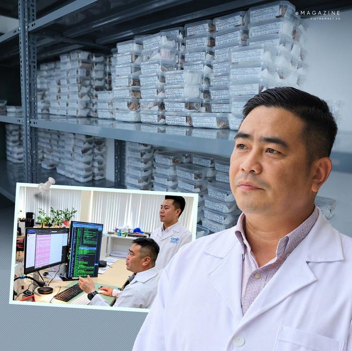 Thạc sĩ Vũ Anh Tuấn - giám định viên Trung tâm Giám định ADN, Viện Sinh học.