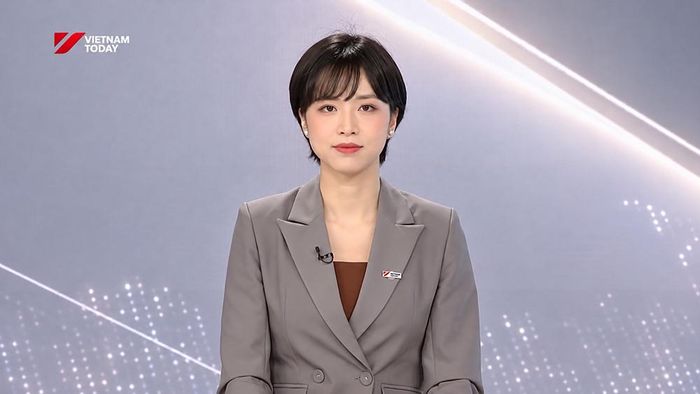 BTV Nhung Trần trên sóng Vietnam Today.