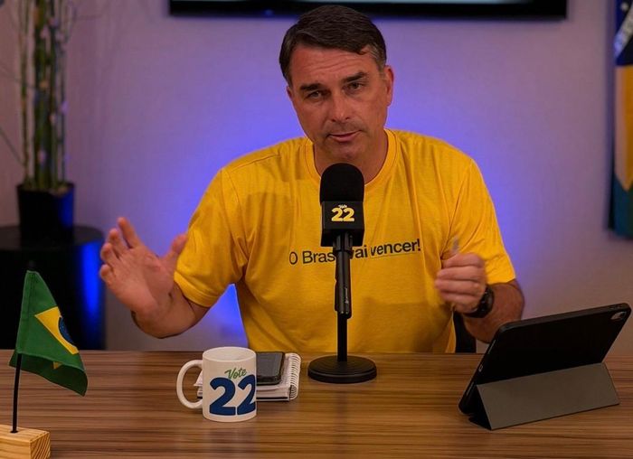 Thượng nghị sĩ Brazil Flavio Bolsonaro. Ảnh: X/@FlavioBolsonaro