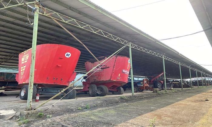 Hiện trạng tại dự án bò Bình Hà. Ảnh: Thiện Lương