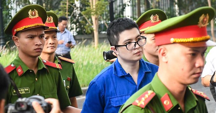 Phó Đức Nam tại tòa. Ảnh: Thạch Thảo