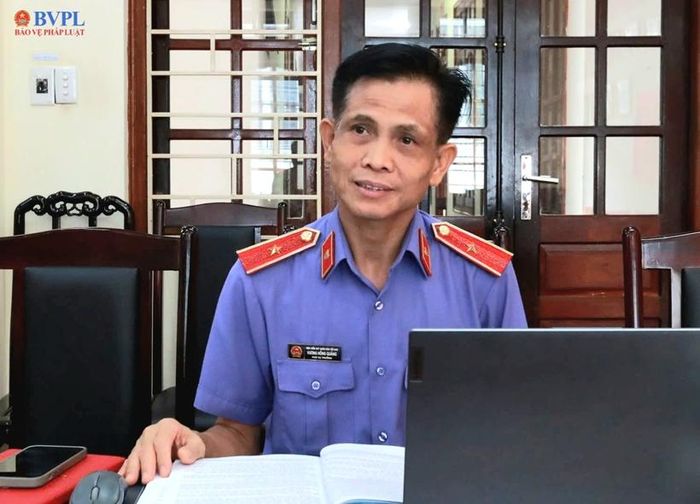 Đồng chí Vương Hồng Quảng, Phó Vụ trưởng Vụ 9, VKSND tối cao.