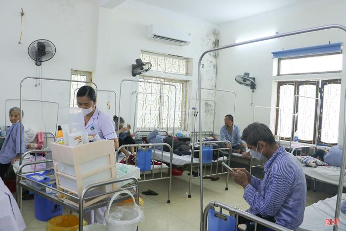 Lượng ca mắc cúm A tại Bệnh viện Đa khoa tỉnh Hà Tĩnh gia tăng trong thời gian gần đây.