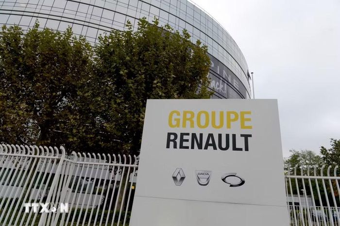 Trụ sở hãng chế tạo ôtô Renault ở Boulogne Billancourt, Pháp. (Ảnh: AFP/TTXVN)