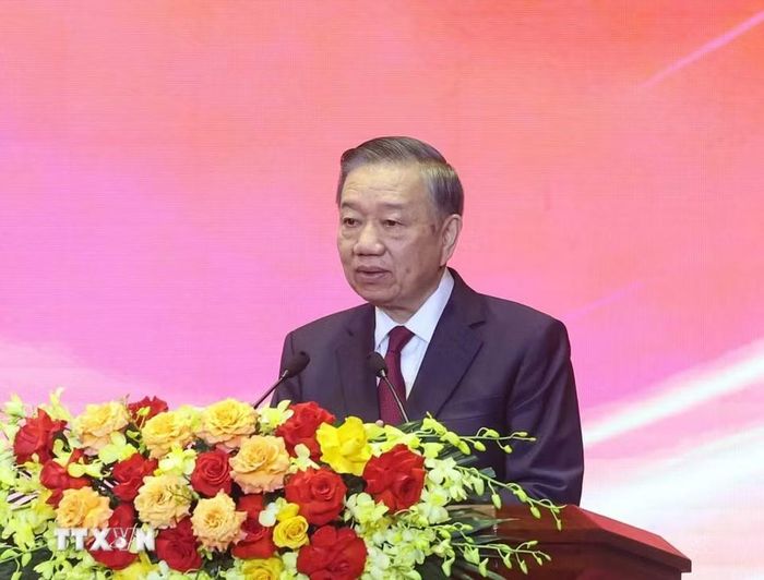Tổng Bí thư, Chủ tịch nước Tô Lâm phát biểu chỉ đạo. (Ảnh: Thống Nhất/TTXVN)