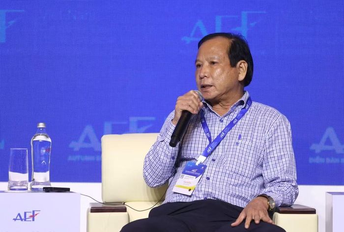Tiến sĩ Trương Vĩnh Hải, Viện trưởng, Viện Khoa Học Kỹ Thuật Nông Nghiệp Miền Nam phát biểu tại sự kiện. (Ảnh: PV/Vietnam+)