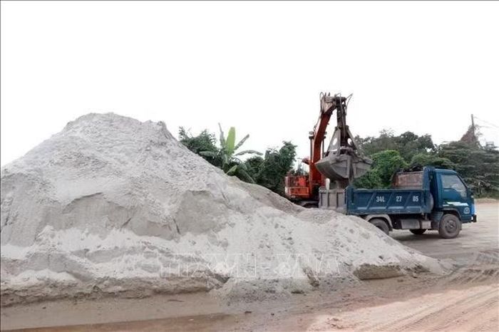Bến Bình Lang thuộc xã Đại Sơn có đầy đủ thủ tục, được cấp phép và hoạt động ổn định.