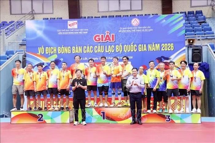 Trao giải cho vận động viên có thành tích thi đấu xuất sắc ở các nội dung thi đấu.