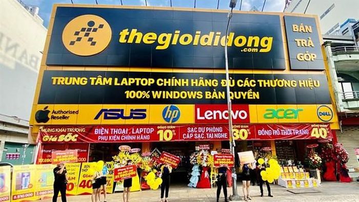 Lũy kế 9 tháng đầu năm 2026, doanh thu thuần của Thế Giới Di Động đạt 147.826 tỷ đồng, tăng 30% so với cùng kỳ năm trước (Ảnh: MWG).