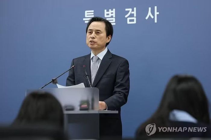 Ông Cho Eun-seok, người đứng đầu nhóm công tố viên đặc biệt đề nghị mức án tử hình cho ông Yoon Suk-yeol. Ảnh: Yonhap.