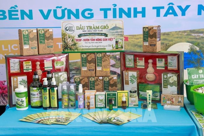 Nhiều sản phẩm đặc trưng của các địa phương tại Tây Ninh được chú trọng cải tiến bao bì, nâng cao chất lượng, từng bước hoàn thiện mẫu mã và gia tăng giá trị, đáp ứng nhu cầu thị trường. Ảnh: Giang Phương - TTXVN