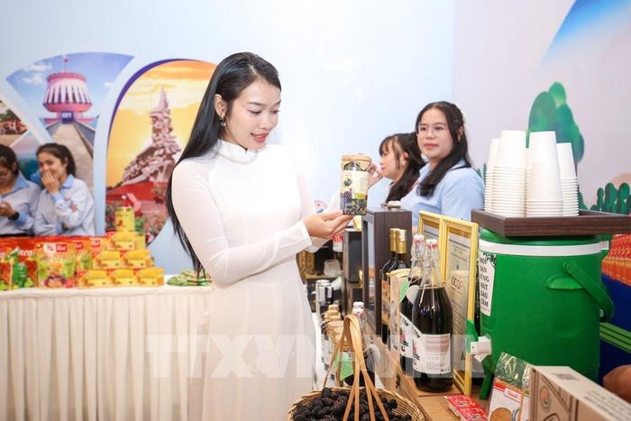 Các sản phẩm đặc trưng của Tây Ninh được chú trọng xây dựng thương hiệu, đăng ký bảo hộ sở hữu trí tuệ góp phần gia tăng giá trị và sức cạnh tranh trên thị trường. Ảnh: Giang Phương - TTXVN