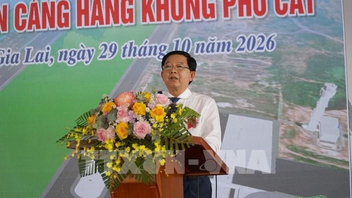 Phó Thủ tướng Chính phủ Hồ Quốc Dũng phát biểu tại buổi lễ. Ảnh: Sỹ Thắng - TTXVN