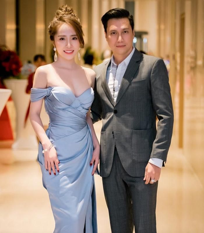 Quỳnh Nga và Việt Anh.