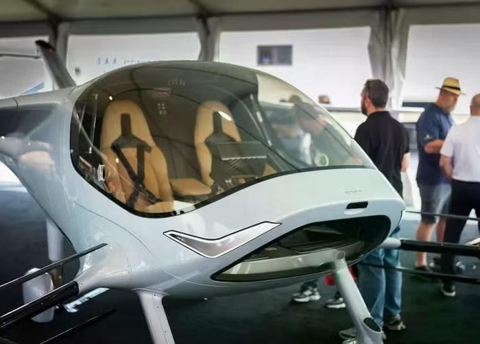 Một phương tiện bay cất cánh và hạ cánh thẳng đứng chạy bằng điện (eVTOL) của AIR