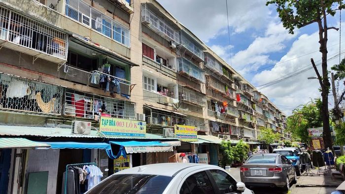 Cư xá Thanh Đa được xây dựng từ thập niên 70.